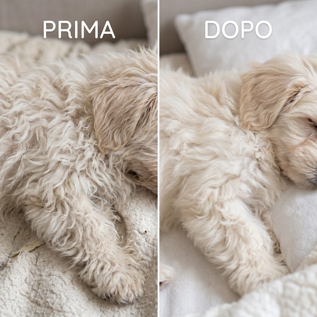 Prodotti del kit Welcome Puppy Pet Republic per cucciolo di Maltipoo