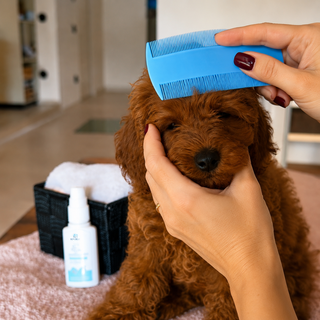 Kit Welcome Puppy Pet Republic per la cura quotidiana del cucciolo di Barboncino
